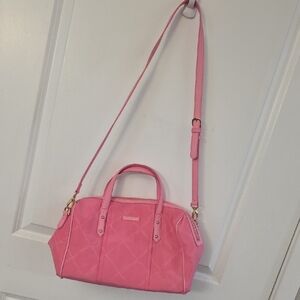 Preppy Poly Pink Vera Bradley Crossbody Tote Purse